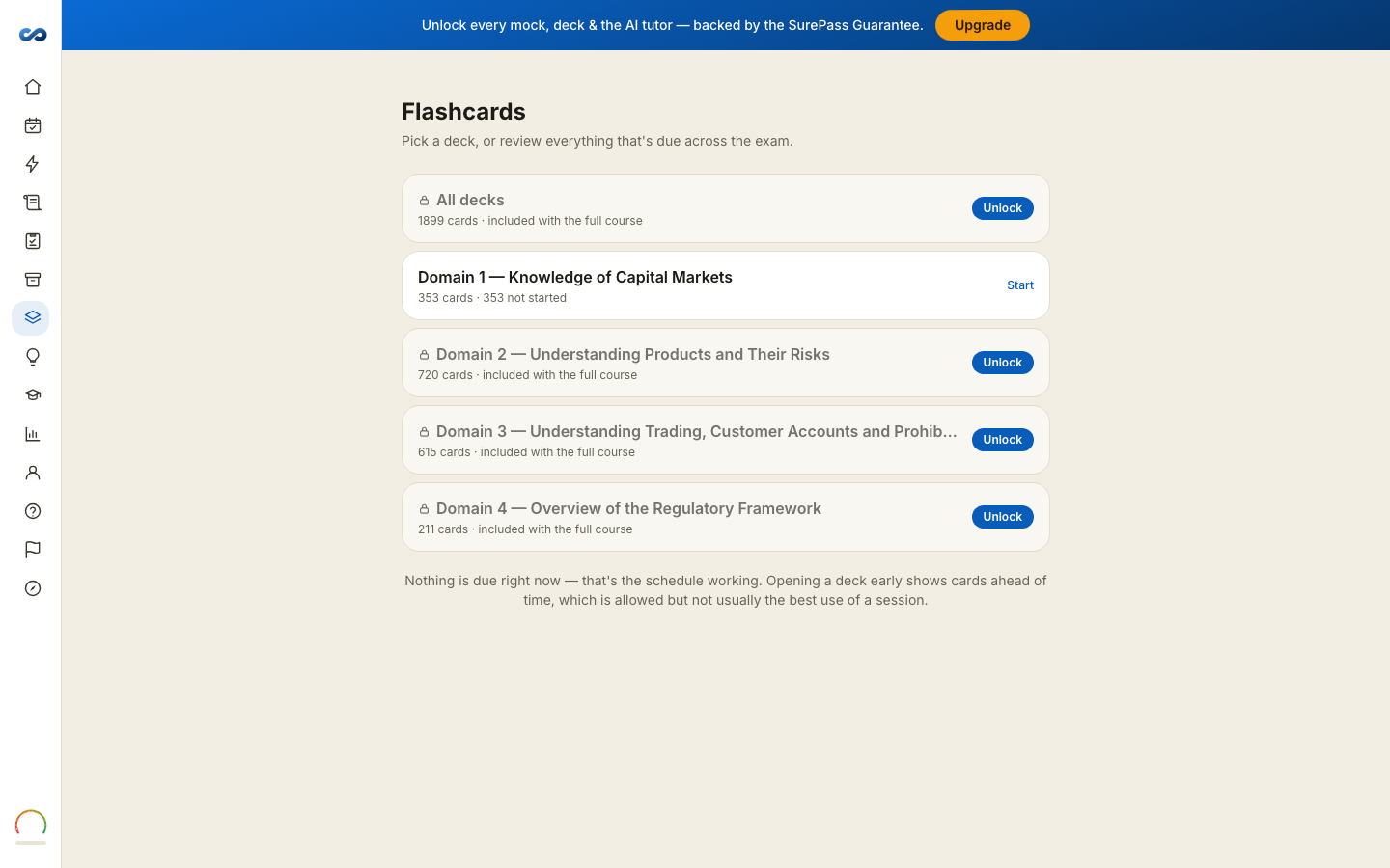 Flashcards and spaced repetition — on a laptop