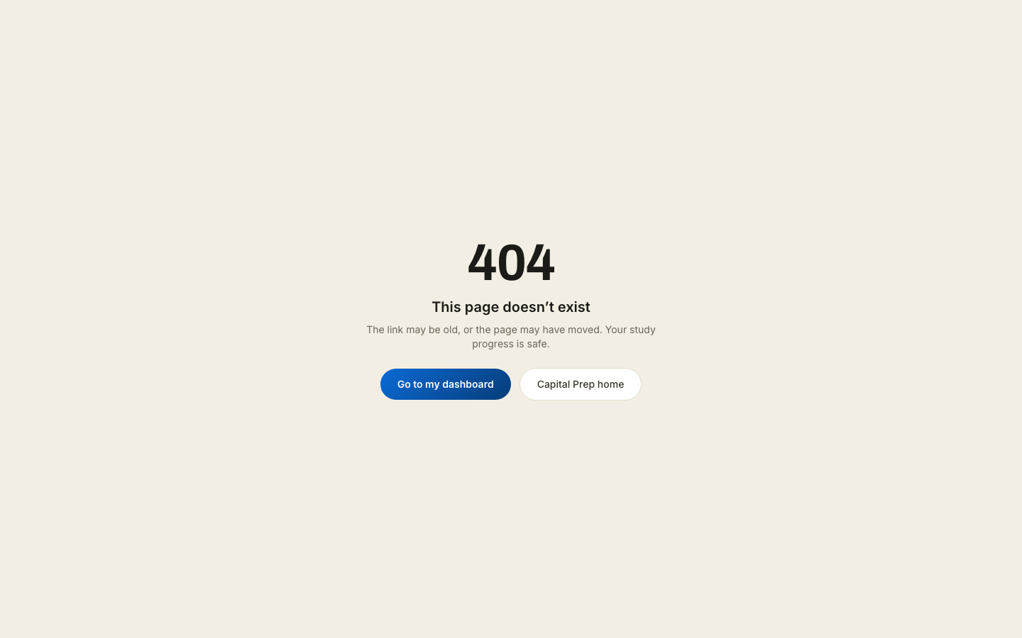 When a page says it doesn't exist — on a laptop
