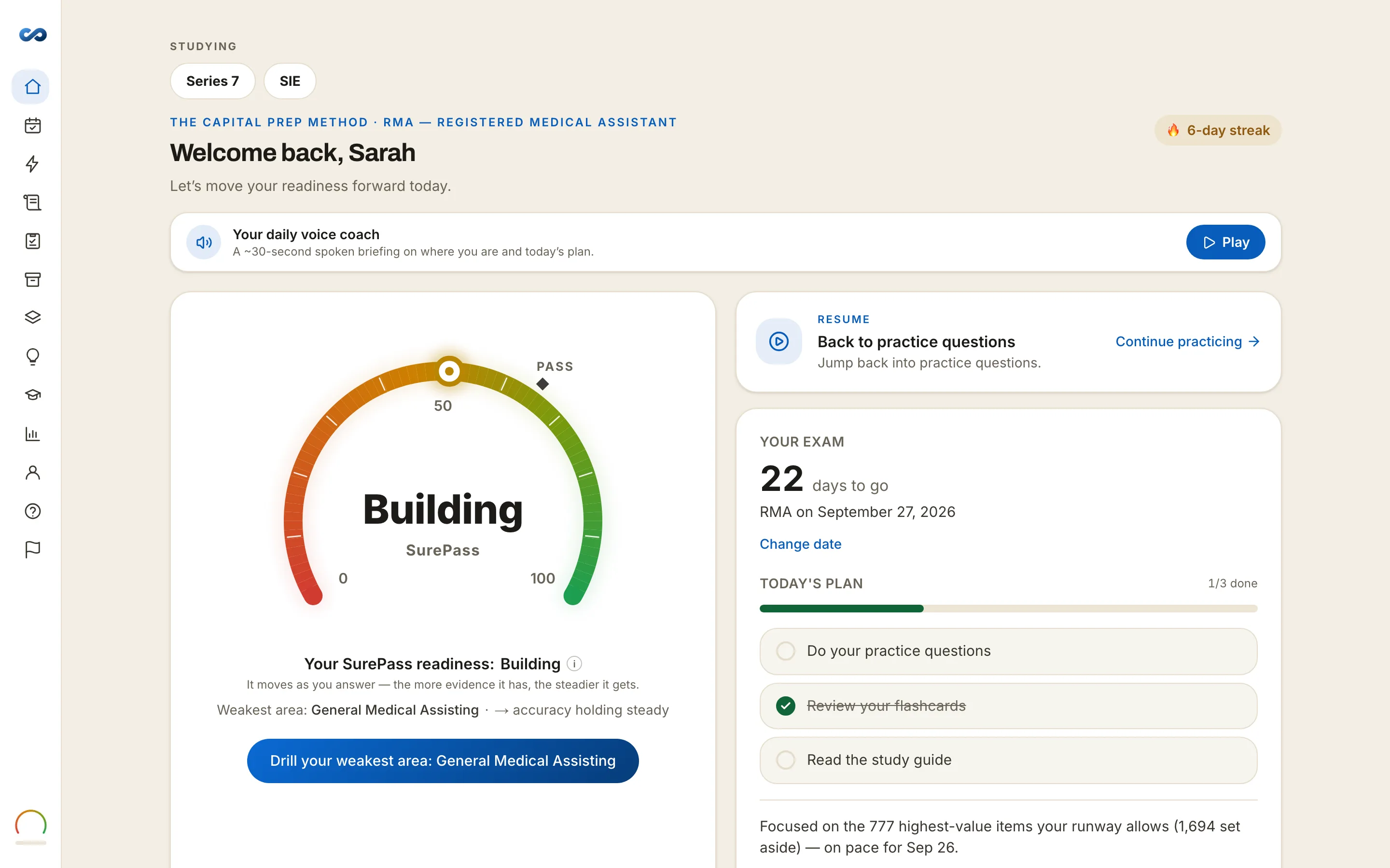 SurePass readiness — RMA