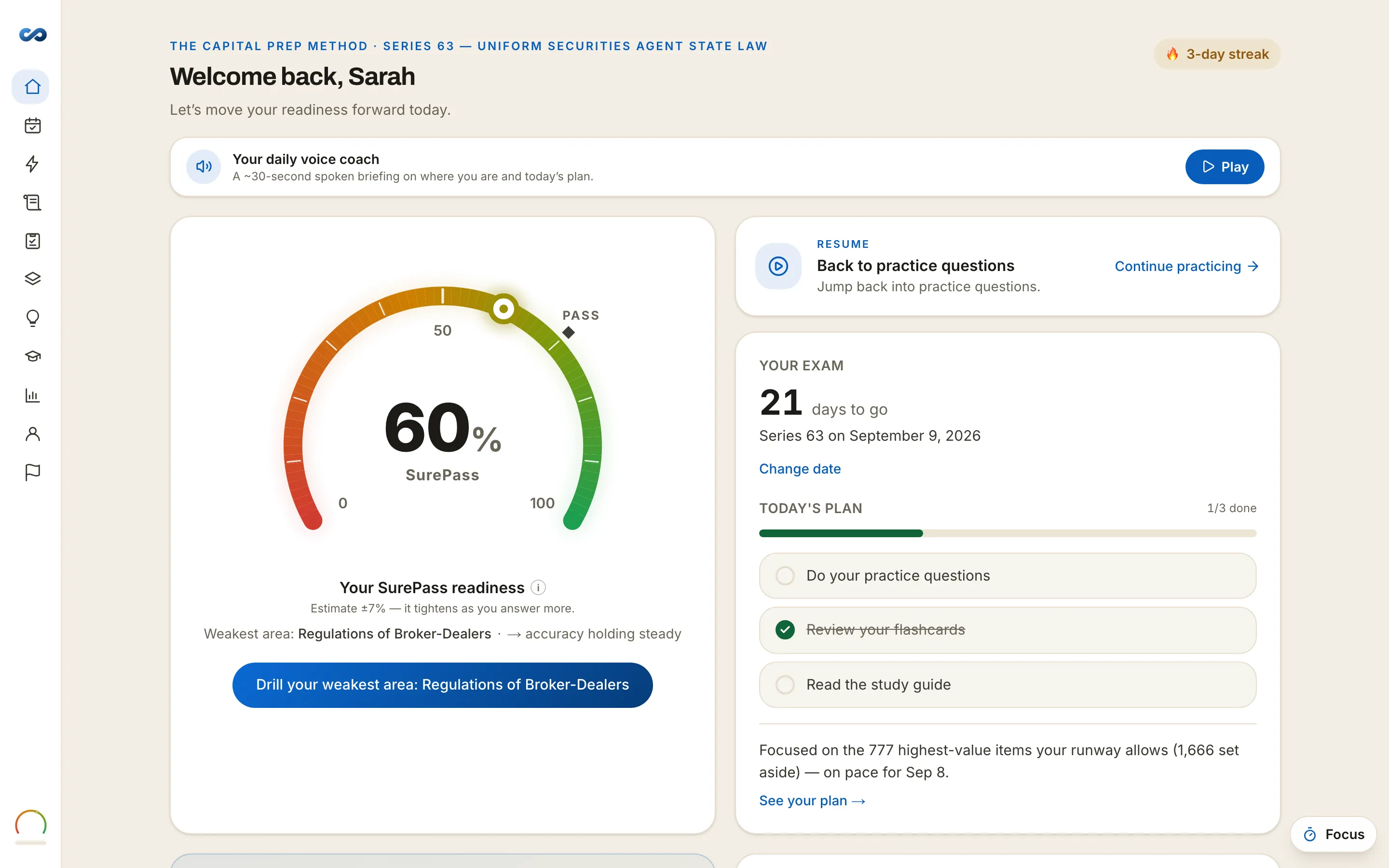SurePass readiness — Series 63